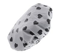 FOMIYES Gorro de Baño Grande para Mujer Gorro de Ducha Estampado Forma de Corazón para Usar Ducha o Piscina Reutilizable para Cabello