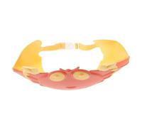 FOMIYES Gorro De Champú Para Gorro De Ducha Infantil Con Protección Para Ojos y Orejas Ajustable Color Rojo Para Baño Familiar