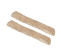 FOMIYES Hamacas para Reptiles 75x18 Cm de Pasto Marino, 2 Unidades sin Ventosas, Cama Nido Compacta y Lavable para Lagartos, Dragones Barbudos y Mascotas, Accesorio para Hábitat de Verano