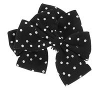 FOMIYES Hebillas Decorativas para Zapatos Mujer, Clips para Lazos Diseño de Puntos Negros y Blancos, Par de Adornos Desmontables para Calzado de Boda y Fiesta, Accesorio Elegante