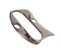 FOMIYES Herramienta Masaje Corporal De Acero Inoxidable Guasha Con Diseño Pulido Para Masaje y Recuperación Muscular Espalda Cuello Hombros y Otras Zonas Del Cuerpo