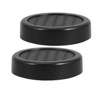 FOMIYES Humidificador para Cigarros Negro de Abs y Esponja, Mantenimiento de Humedad y Prevención de Sequedad, Accesorios para Humidificadores Caja de Almacenamiento, 2 Piezas