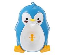 FOMIYES Inodoro Suspendido Baby Pot Penguin Potty Training Urinal: Linda Pared de Animales Baby Training Potty con Un de Destino para El Bebé Ni?o Azul Orinal Niño