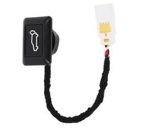 FOMIYES Interruptor de Apertura Eléctrica para Maletero de Coche, Botón Negro de Plástico y Latón, Accesorio para Maletero Trasero Esfuerzo