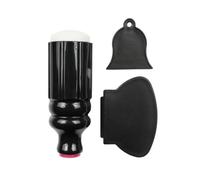 FOMIYES Juego de 2 Sellos para Decoración de Uñas con Placas Raspadoras Dobles para Estampar Esmaltes de Uñas