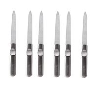 FOMIYES Juego De 3 Limas Y Pulidores De Uñas Para El Hogar Limas De Uñas De Metal De Doble Cara Herramienta De Manicura Pulida Para Uñas Hermosas 2 Piezas X 3