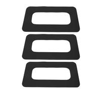 FOMIYES Juego de 3 Parches Aplicables para Caja de Aleta de Paddle Surf Negro Adaptador de Ranura para Aleta Sup Resistente al Desgaste Conector para Base de Tabla de Surf y