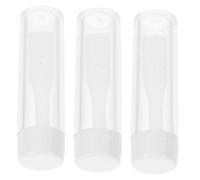 FOMIYES Juego de 3 Varillas de Silicona para Lentes de Contacto, Reutilizables y Suaves Ojos, Tubo de Almacenamiento Transparente, Ideales para Viajes