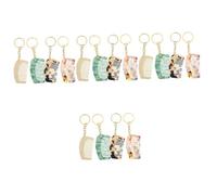 FOMIYES Juego De 4 Peines De Doble Cara Con Llavero Anchos Pequeños Peines De Viaje Para Cabello Rizado Desenredantes Y Húmedos Resistentes Y Duraderos 4 Unidades.