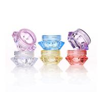 FOMIYES Juego De 5 Botellas De Crema De Viaje Tarro Cosmético De Diamante para Maquillaje Champú y Loción