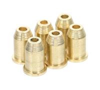 FOMIYES Juego de 6 Piezas de Fijadores de Cuerdas Dorados para Guitarra Eléctrica, Accesorios de Metal para Reemplazar Retenedores Dañados y Mejorar la Sujeción