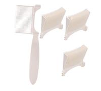 FOMIYES Juego de Peines Adecuado para Cortes Precisos para Peinar el Cabello para Hombres y Plástico Resistente Diseño Curvo en Barbería y Uso en Casa