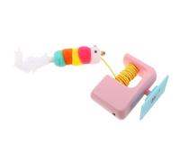 FOMIYES Juguete Eléctrico para Gatos Montado en Puerta Elevación | Estructura Telescópica Colgante, Sistema de Sujeción Estable y Motor Silencioso, Rosa para Interior