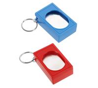 FOMIYES Kit de 2 Clickers de Entrenamiento para Perros y Gatos, Compactos y Portátiles en Rojo y Azul, Herramienta Interactiva para Obediencia, Corrección de Comportamiento