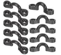 FOMIYES Kit de 20 Ojales de Amarre de Nylon Elástico para Cubierta de Kayak Tornillos de Acero Piezas de Repuesto Resistentes para Aparejo y Sujeción Kayak y Embarcaciones