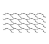 FOMIYES Kit de 20 Piezas de Ojales de Acero Inoxidable para Cubierta Accesorios de Fijación para Kayak y Canoa Herrajes Resistentes para Aparejos y Anclajes de Toldos Bimini Marinos