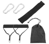 FOMIYES Kit de Pilates Mango de Resistencia Profesional Negro, Material Abs Ligero y Resistente para Entrenamiento de Fuerza y Rehabilitación en Deportistas y Personas Mayores