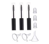 FOMIYES Kit De Tubo De Rímel Vacío De 10 Ml Con 3 Cepillos Para Pestañas Y 3 Embudos A Prueba De Fugas Tamaño De Viaje Color Aleatorio.