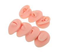 FOMIYES Kit Práctica Piercing Silicona Modelo Partes Cuerpo Realista para Naríz Boca Oreja Lengua Entrenamiento y Exhibición Profesional