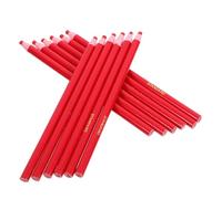 FOMIYES Lápices de Crayón Despegables, Marcadores de Cera para Tela, 12 Piezas, Rojo, para Costura y Diseño de Patrones, Dibujo y Patronaje