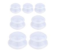 FOMIYES Lata De Silicona Ventosas Médicas 7 Uds Kits De Ventosas De Dispositivo Transparente De Masaje De Espalda De Vacío Para El Cuerpo Ventosas De Succión Ventosa De Celulitis