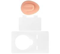 FOMIYES lengua de silicona 3d parte del cuerpo de simulación modelo de piercing en la lengua gracioso modelo de lengua de simulación parte del cuerpo perforante lengua falsa gel de sílice