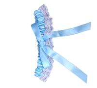 FOMIYES Liga De Novia De Delicados Adornos De Encaje Para Piernas Lazo Floral Accesorios De Boda Para Novias Boda Azul