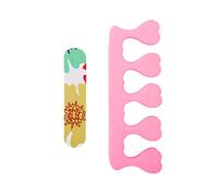 FOMIYES Limas de Uñas de Doble Cara 100 Piezas para Manicura y Pedicura, Espuma Resistente para Moldear Uñas Naturales y Postizas en Nail Art Profesional