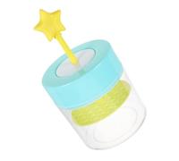 FOMIYES Limpiador Facial Espumante Con Bomba Automática Recipiente Reutilizable Pequeño De Plástico Azul Para Espuma Suave Para Champú Gel De Ducha y Cremas De Cuidado Facial Portátil