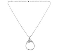 FOMIYES Lupa Cadena para Mujeres, Colgante de Aumento Vintage, Lupa de Lectura Ligera para Libros, Accesorio Joyería para Invierno y Uso Diario