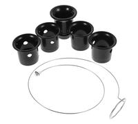 FOMIYES Lupa de Relojero con Clip Ajustable 3/5/10/15/20 Aumentos, Lente de Alta Transparencia y Alambre para Reparación de Relojes y Joyería, Kit Profesional para Inspección Precisa