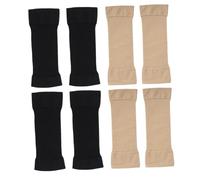 FOMIYES Mangas Moldeadoras de Brazos Negras, 4 Pares, Acrylon