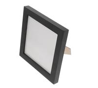 FOMIYES Marco Expositor para CD 5 Pulgadas Negro, Soporte de Escritorio para Álbum y Colección, Organizador Multifuncional para Discos y Fotos, Compatible Cds de 12,7 X 12,7 Cm,