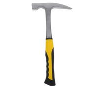 FOMIYES Martillo Geológico 600g con Punta en Flecha, Mango Ergonómico Resistente, Herramienta Multifuncional para Exploración Minera y Arqueológica, Detección de Accesorios y Trabajos