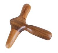 FOMIYES Masajeador De Aromaterapia De Acupuntura De Madera Forma De Cruz Herramienta De Masaje Para Masaje Corporal Para Gua Sha Corporal Madera y Shiatsu Massager