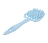 FOMIYES Masajeador Manual de Rodillos para Cuerpo con 8 Ruedas, Portátil y Ligero, Color Azul, Herramienta Multiusos para Masaje de Cuello, Espalda y Pantorrilla, Adecuado