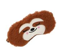 FOMIYES Máscara De Ojos De Dibujos Animados Diseño De Mono Antifaz De Peluche Para Dormir Para Viajes Casa Noche Antifaz Para Niñas y Mujeres