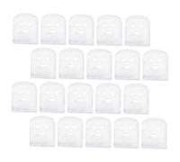 FOMIYES Mascarilla Facial de Gasa para Spa Forma de Gesto, 100 Piezas de Algodón Fino y Ajustable Que Se Adapta al Contorno del Rostro