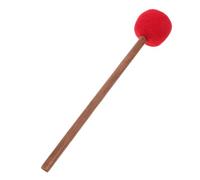 FOMIYES Mazo de Percusión de Madera Fieltro Rojo para Cuencos, Diseñado para Yoga, Terapia Sonora y Equilibrio Energético en Prácticas de Meditación
