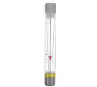 FOMIYES Medidor de flujo de agua con escala en GPM y LPM, medidor de flujo en línea de área variable para sistemas de inversa, equipos de filtración y análisis químicos, 0,05-0,5 GPM.