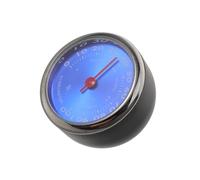 FOMIYES Mini Higrómetro Mecánico para Automóvil Termómetro Números Grandes Monitor de Humedad Interior Medidor Analógico Compacto y Azul para Tablero Control de Temperatura Ambiente