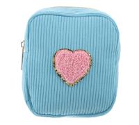 FOMIYES Mini Neceser De Maquillaje Portátil con Diseño De Cartoon Organizador Cosmético con Parche De para y Almacenamiento De Artículos