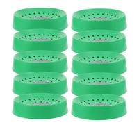FOMIYES Nidos de Cría para Palomas de Plástico, Paquete de 10 Piezas, Tacto Cómodo y Diseño Que No Daña Las Garras, Ideales para Jaulas en Hogar o Zoológico