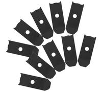 FOMIYES Nivelador de Hojas para Mesa Chapa de Hierro para Mesa de Comedor 10 Piezas Negro Instalación Fácil y Mayor Estabilidad y Cajas de Madera Montaje y Reparación de Muebles