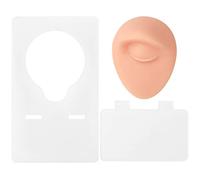 FOMIYES Ojos De Silicona 3d Parte Del Cuerpo De Práctica De Perforación Modelo De Práctica De Perforación De Cejas Cara De Práctica De Maquillaje Diorama Gel De Sílice Constituir Colocar