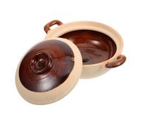 FOMIYES Olla de Cocina de Cerámica de 1000Ml para Guiso de Carne y Sopa Uso Doméstico y Restaurante Tapa