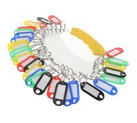 FOMIYES Organizador de Llaves Práctico para Almacén 30 Ganchos y 30 Etiquetas Numeradas Soporte para Llaves Reutilizable y Resistente Adecuado para Gestión de Claves Oficinas y Hogares