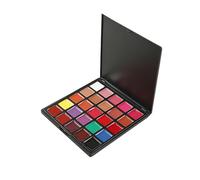 FOMIYES Paleta de Labiales de Colores Paleta de Brillo Labial Cosmético Hidratante Duradero para Maquillaje de Fiesta Obsequio para Mujeres y Niñas