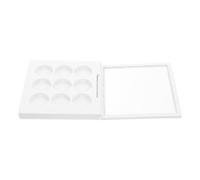 FOMIYES Paleta De Sombras De Ojos Vacía Botes De Sombra De Ojos Vacios Bandeja De Sombra De Ojos Vacía Paleta De Rubor Sostenedor De La Sombra De Ojos Placas Puntuales El Plastico