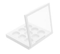 FOMIYES Paleta De Sombras De Ojos Vacía Estuche De Sombras De Ojos Para Hacer Mismo Organizador De Maquillaje Portátil Para Viajes Fiestas y Uso Diario